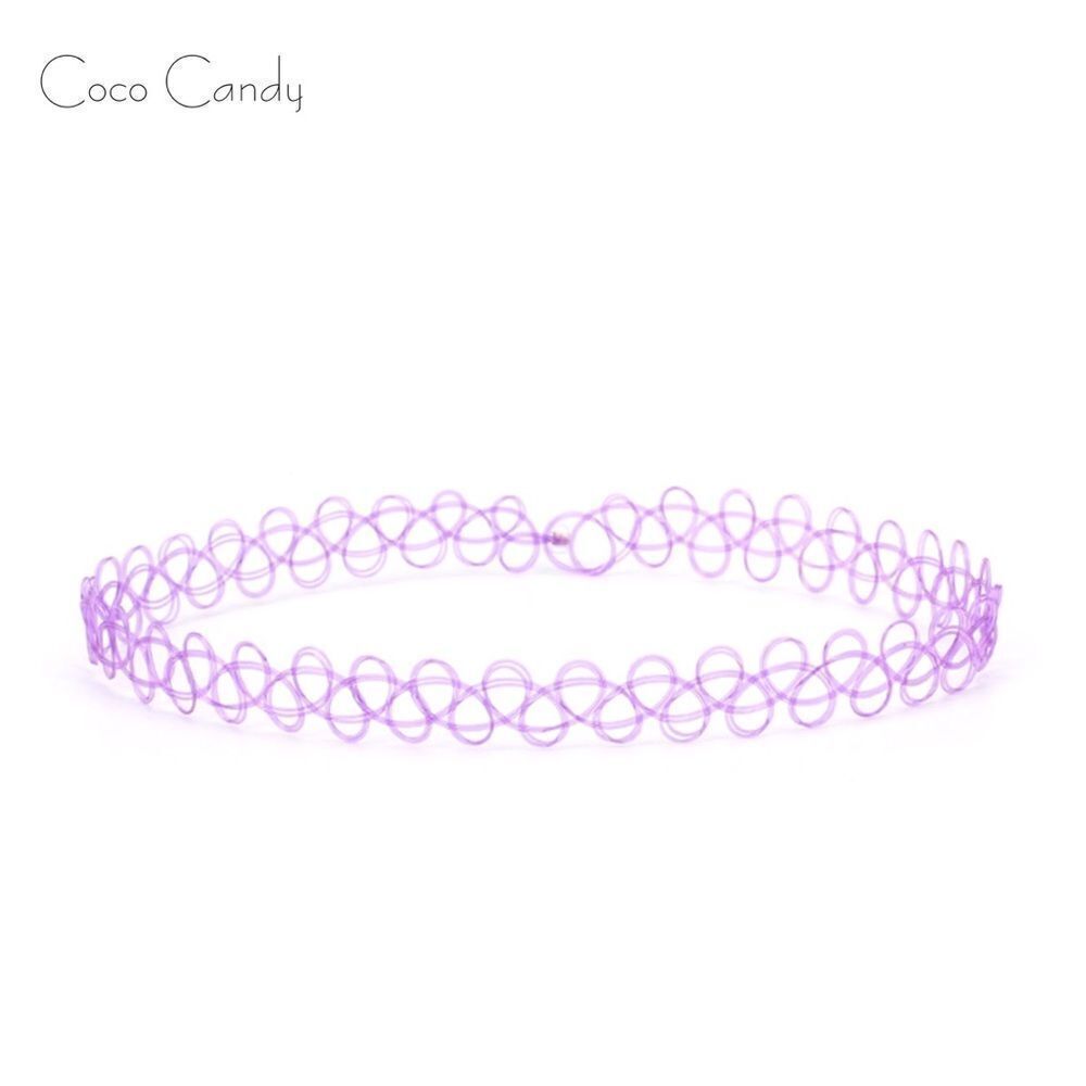 🆕Purple Stretch Choker Necklace